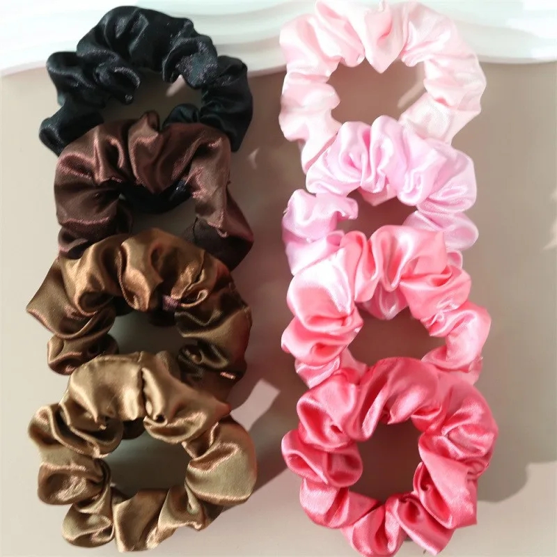Scrunchie Satin Set - lot Hair Scrunchies Bands Scrunchy Ties