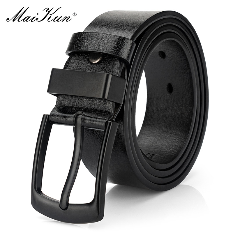 Women Electronic Accessories - Maikun Men's Vintage Casual Belt Black