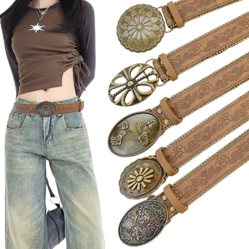 Women Electronic Accessories - Fashion Adjustable Women Belt Vintage PU