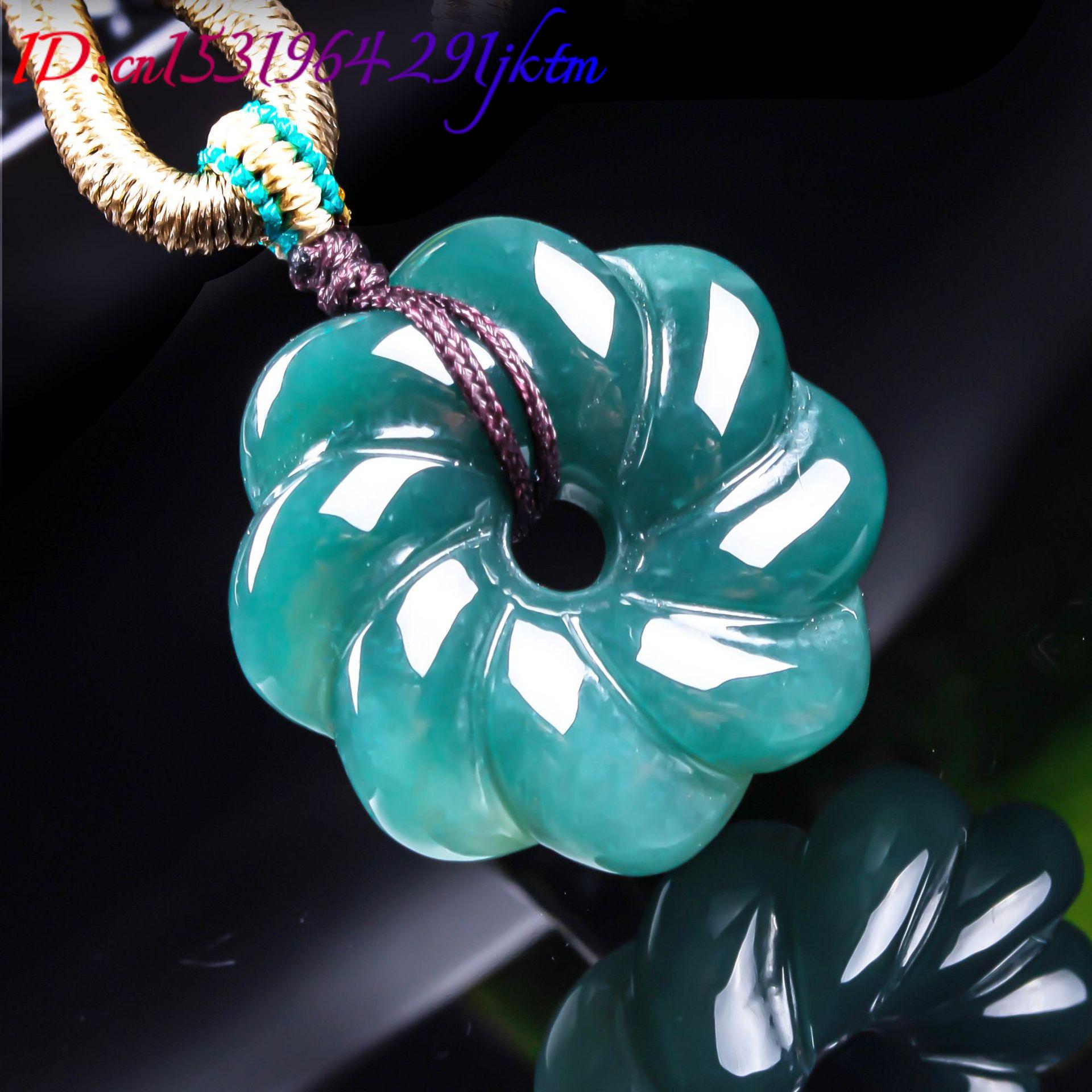 Natural Burmese Jadeite Flower - Women'S Accessories Jewelry ulasan dan harga