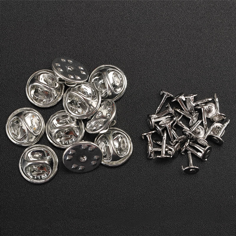 50sets/lot Metal Pin Backs Bro - Brooch Pin Gold ulasan dan harga