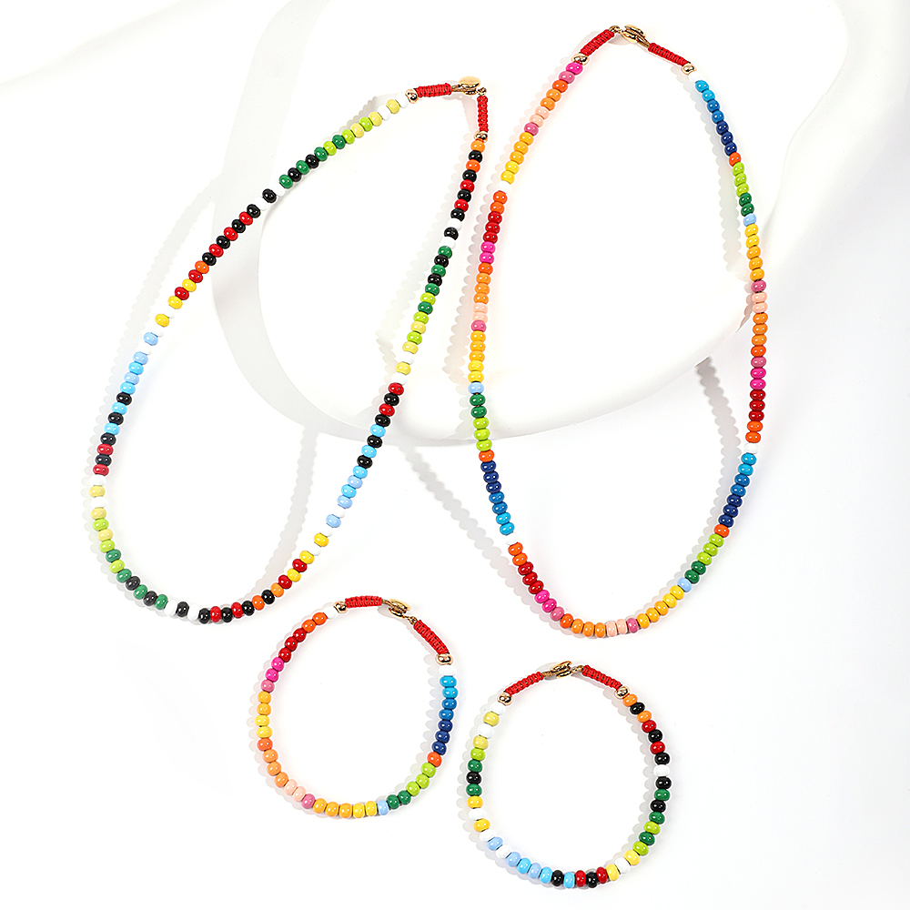 Boho Rainbow Necklace Jewelry  - Women'S Accessories Wholesale Suppliers ulasan dan harga