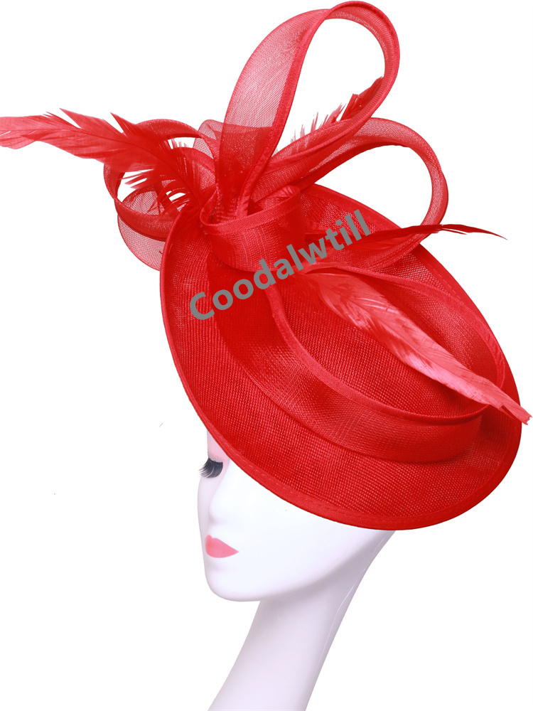 Fancy Feather Derby Church Hat - Women'S Formal Accessories ulasan dan harga