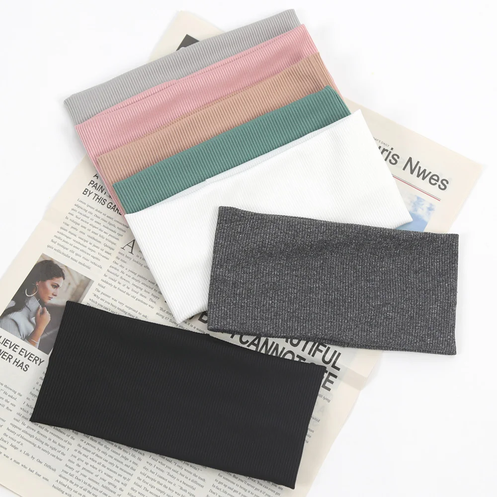 Women Solid Color Headband Yog - Women'S Yoga Accessories ulasan dan harga