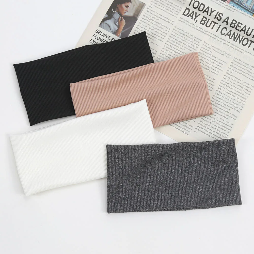 Women Solid Color Headband Yog - Women'S Yoga Accessories ulasan dan harga