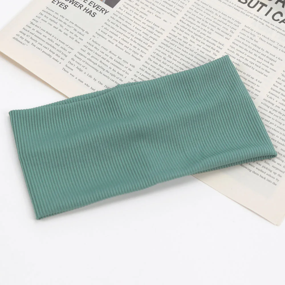 Women Solid Color Headband Yog - Women'S Yoga Accessories ulasan dan harga