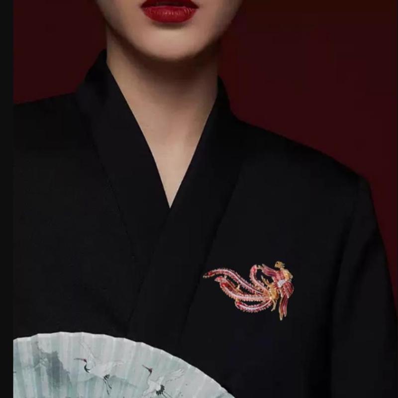 Fashion Phoenix Brooches Unise - Women'S Accessories Categories ulasan dan harga