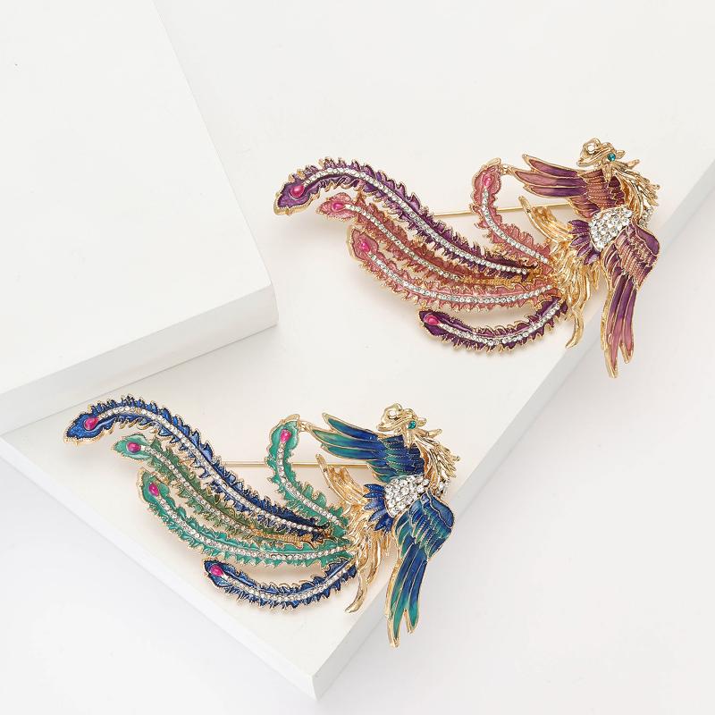 Fashion Phoenix Brooches Unise - Women'S Accessories Categories ulasan dan harga