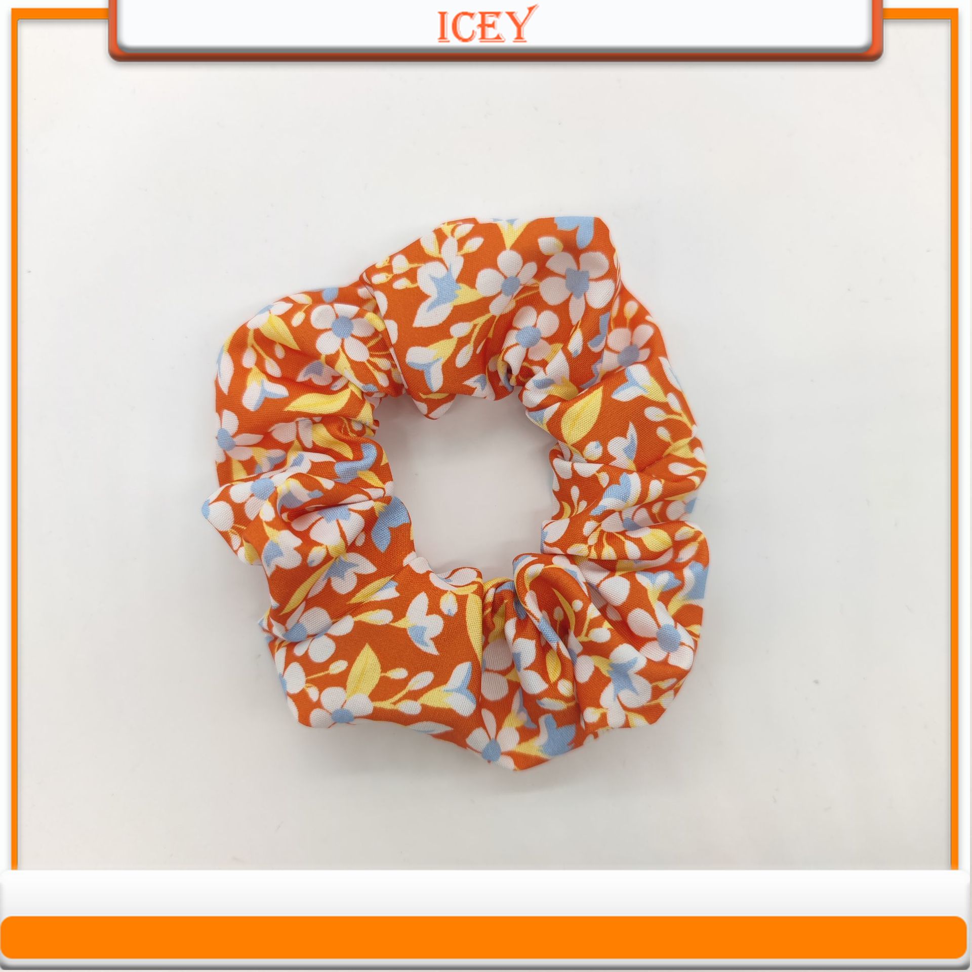 1pc Floral Scrunchie Intestina - Scrunchie Satin Set ulasan dan harga