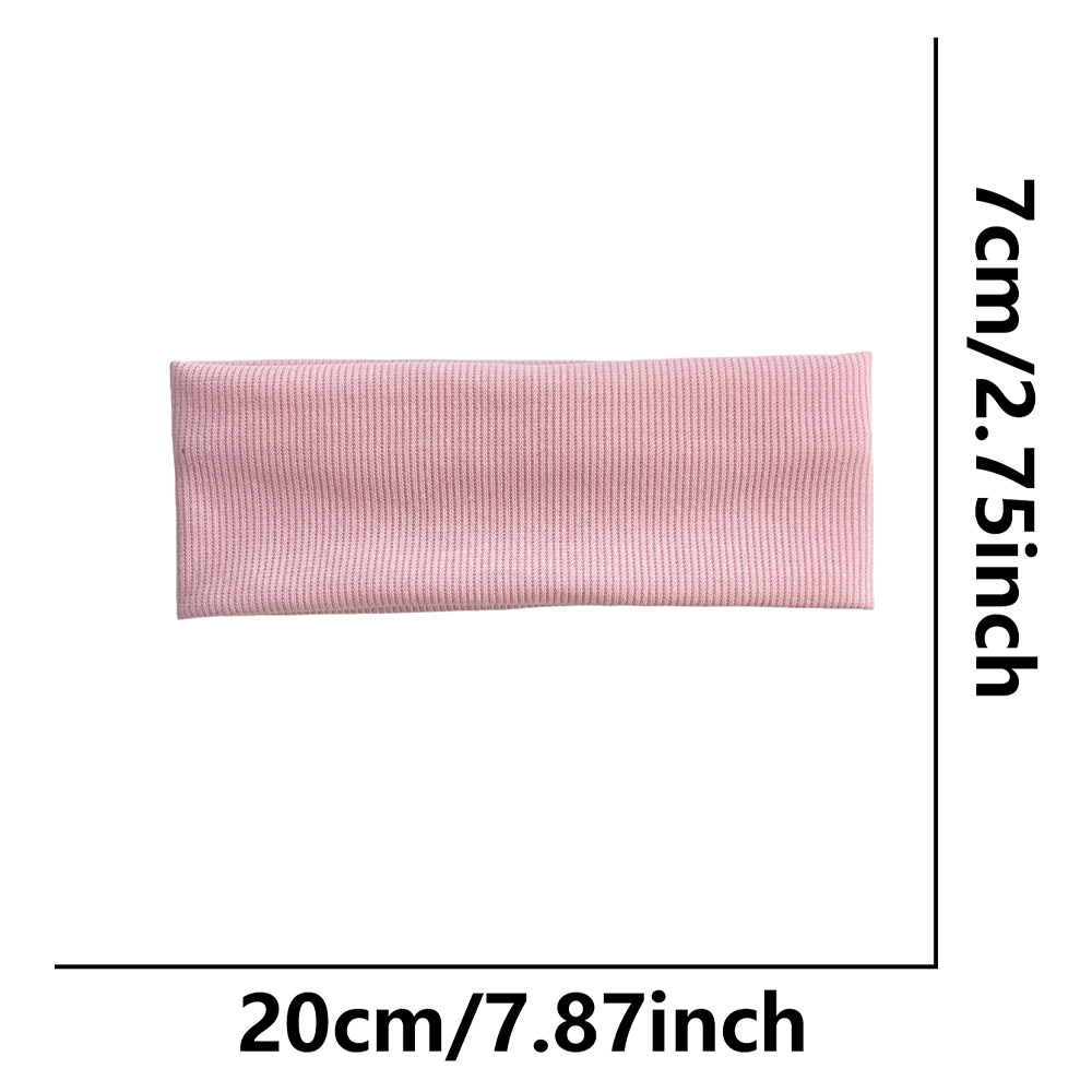 4pcs Wide ribbed elastic headb - Women'S Yoga Accessories ulasan dan harga