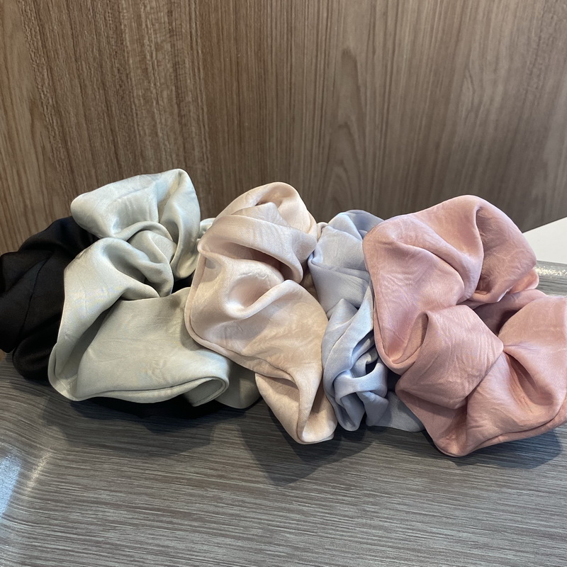 5pcs/set Fashion silk scrunchi - Scrunchie Satin Set ulasan dan harga