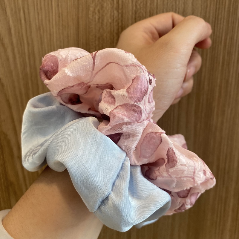 5pcs/set Fashion silk scrunchi - Scrunchie Satin Set ulasan dan harga