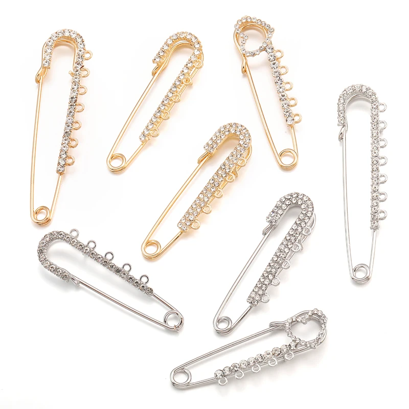 Alloy Rhinestone Brooches Gold - Brooch Pin Gold ulasan dan harga