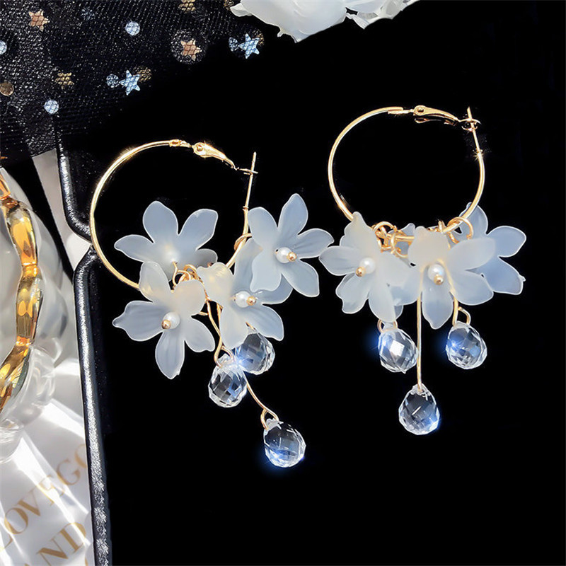 Korean Fashion Zircon White Fl - Women'S Accessories Trends 2026 ulasan dan harga