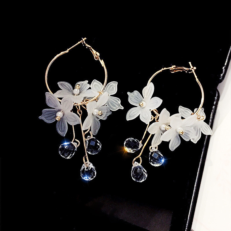 Korean Fashion Zircon White Fl - Women'S Accessories Trends 2026 ulasan dan harga