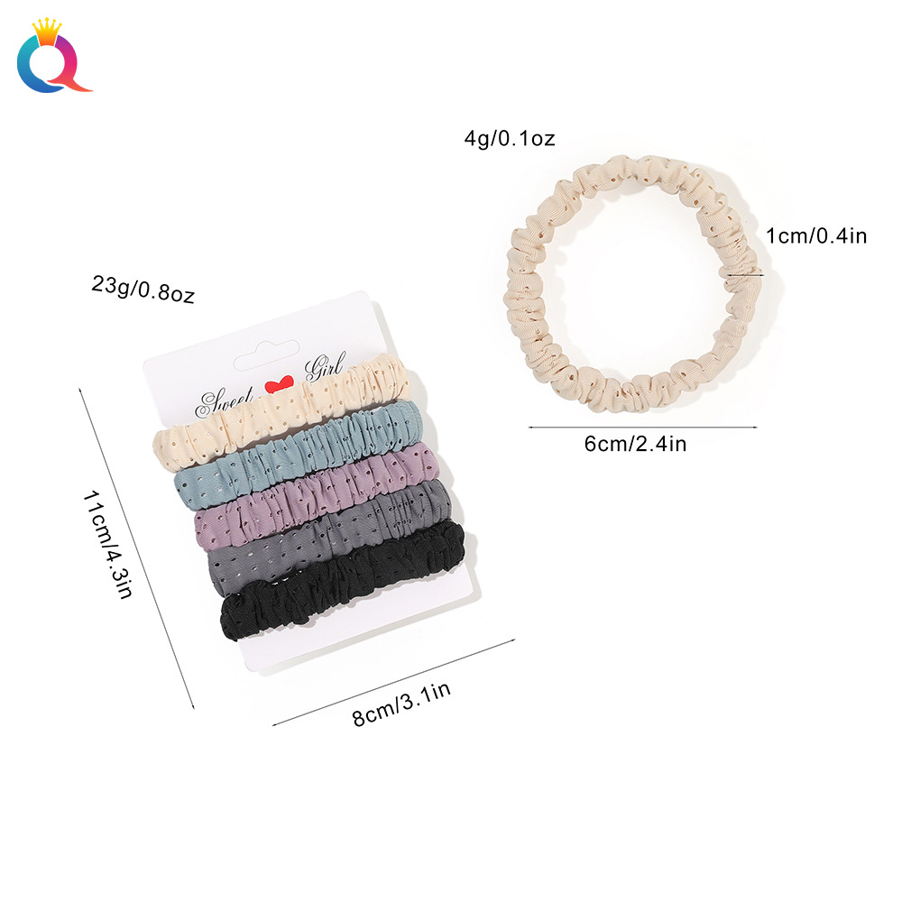 Satin Hair Tie Set, High Elast - Scrunchie Satin Set ulasan dan harga