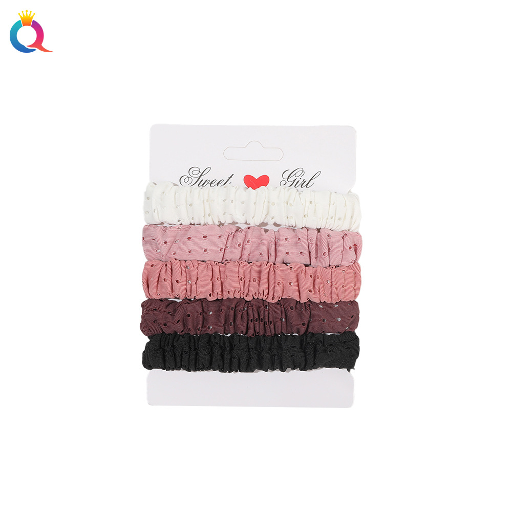 Satin Hair Tie Set, High Elast - Scrunchie Satin Set ulasan dan harga
