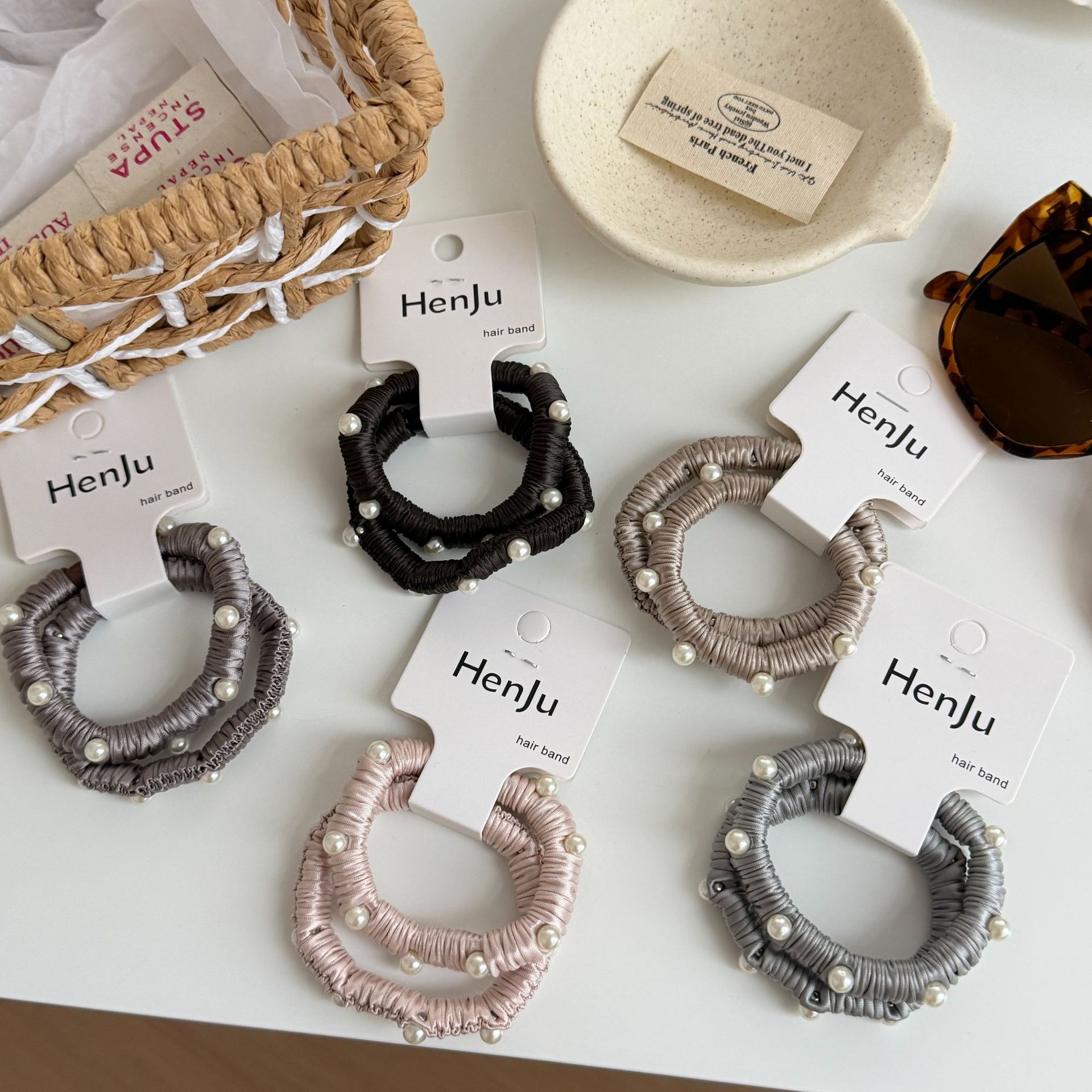 Satin Hair Scrunchies 2 Piece  - Scrunchie Satin Set ulasan dan harga