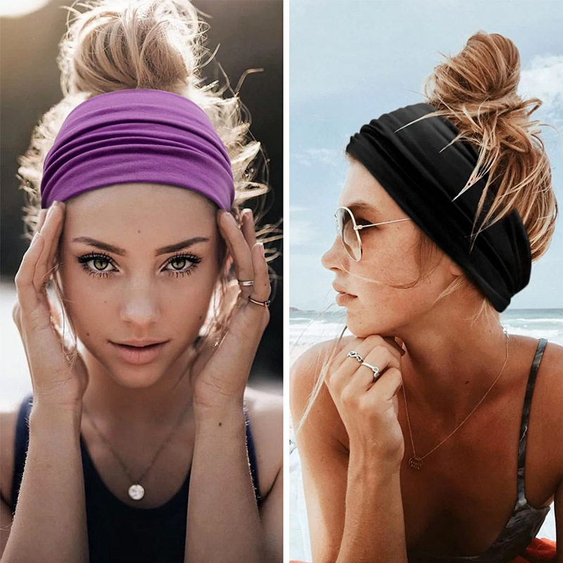 Sweatband for Men Women Elasti - Women'S Yoga Accessories ulasan dan harga