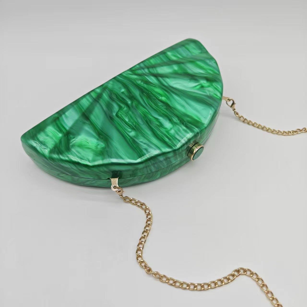 Women Brand Half Moon Circular - Wallet Chain Bag ulasan dan harga