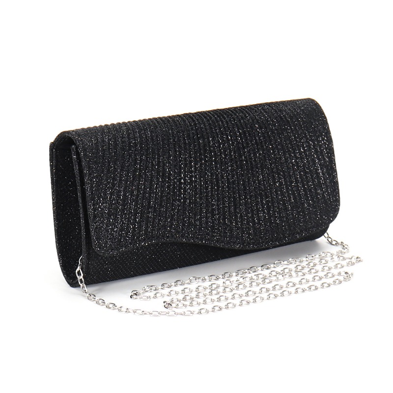 2026 New Women Fold Glitter Ha - Wallet Chain Bag ulasan dan harga