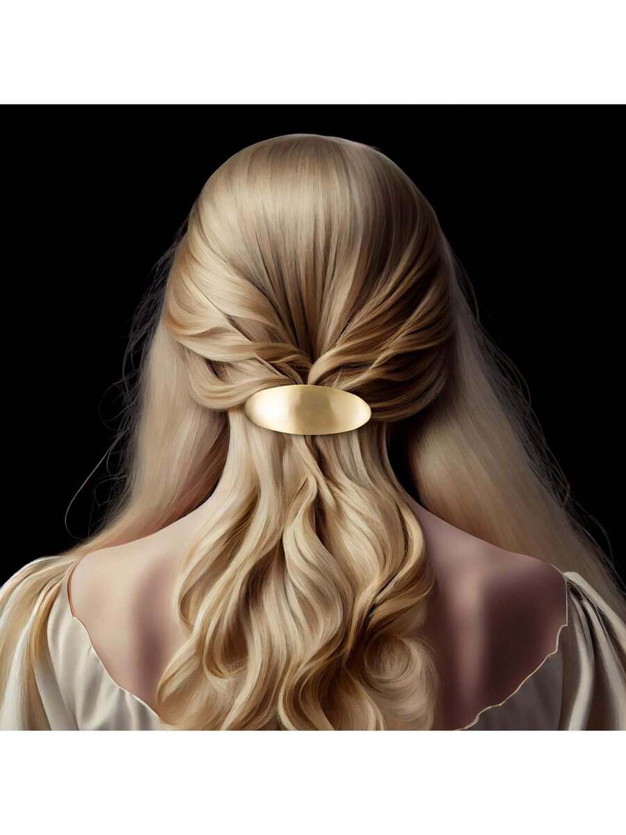 3inch Oval Hair Barrette Vinta - Women'S Formal Accessories ulasan dan harga