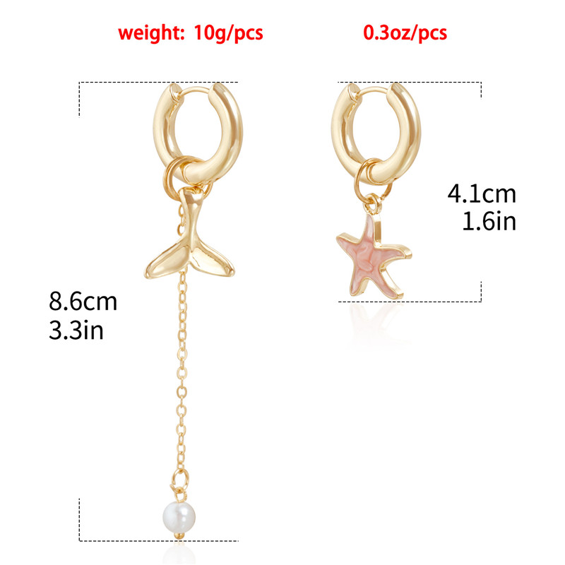 Bohemian Stainless Steel Starf - Tassel Earrings Boho ulasan dan harga