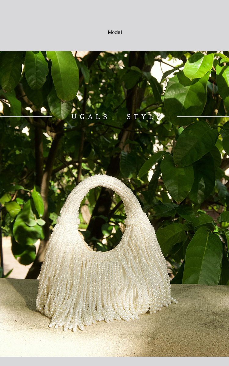 Design Handle Pearl Evening Cl - Wallet Chain Bag ulasan dan harga