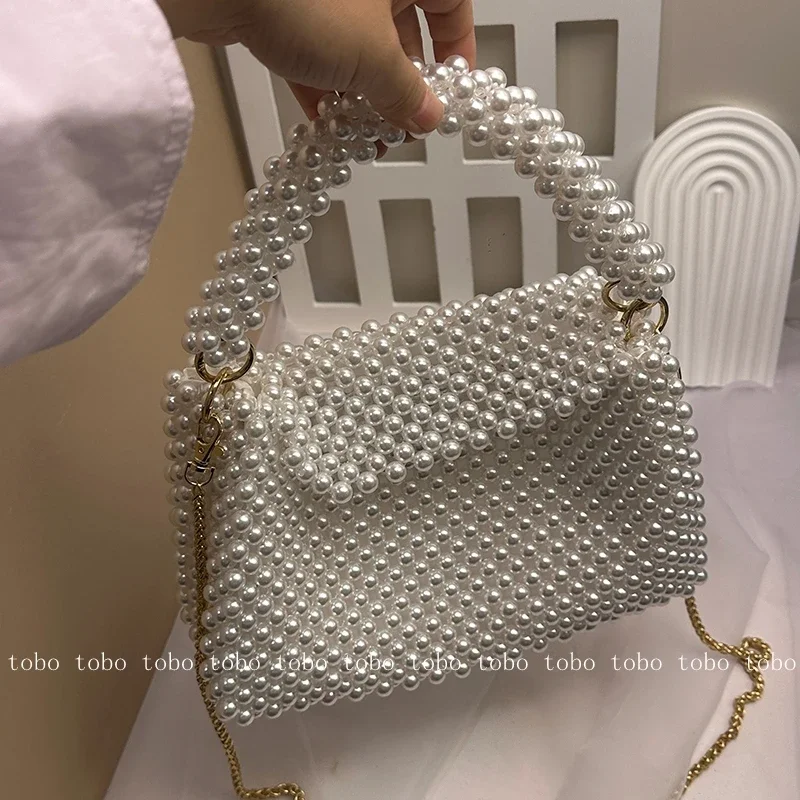 Ins Superlatives Pearl Bead Wa - Wallet Chain Bag ulasan dan harga