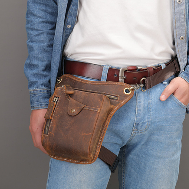 Vintage Pu Leather Waist Pack  - Women Electronic Accessories ulasan dan harga