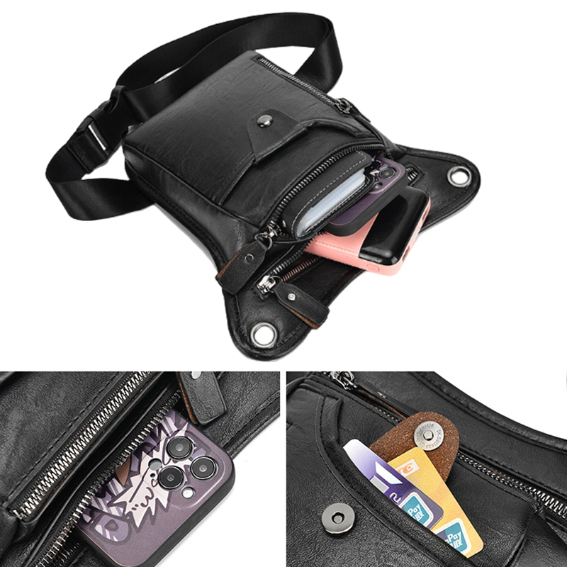 Vintage Pu Leather Waist Pack  - Women Electronic Accessories ulasan dan harga