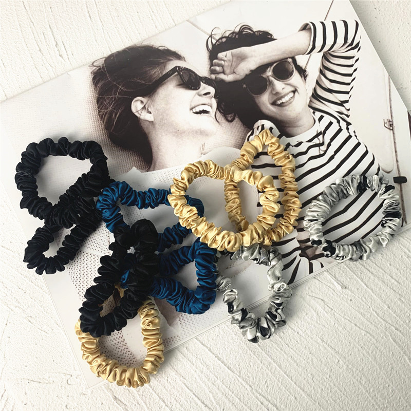 3PCS 100% Real Silk Hair Skinn - Scrunchie Satin Set ulasan dan harga