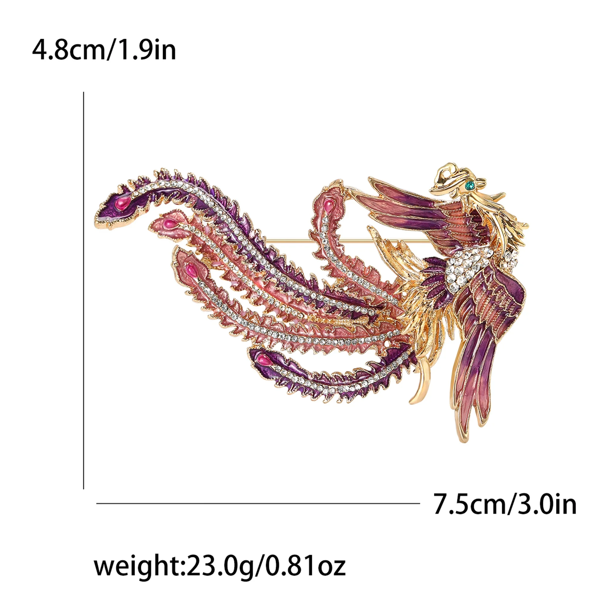 Rhinestone Phoenix Brooches fo - Women'S Accessories Categories ulasan dan harga